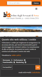 Mobile Screenshot of ordineavvocativrea.it